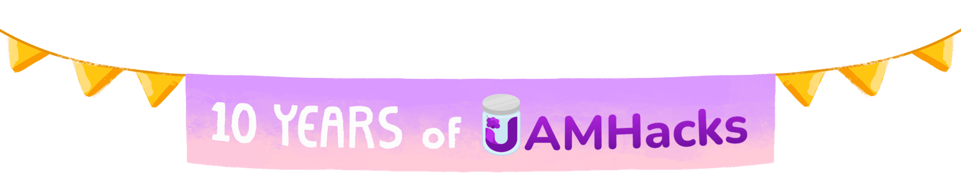 10 Years of JAMHacks Banner